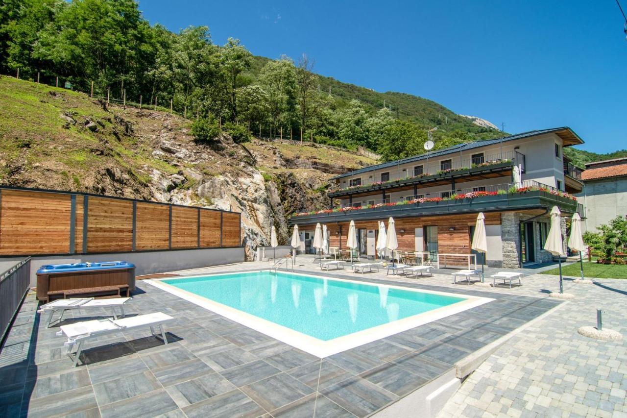 Dascio Silence Ferienwohnung Mit Panorama Balkon Bagian luar foto